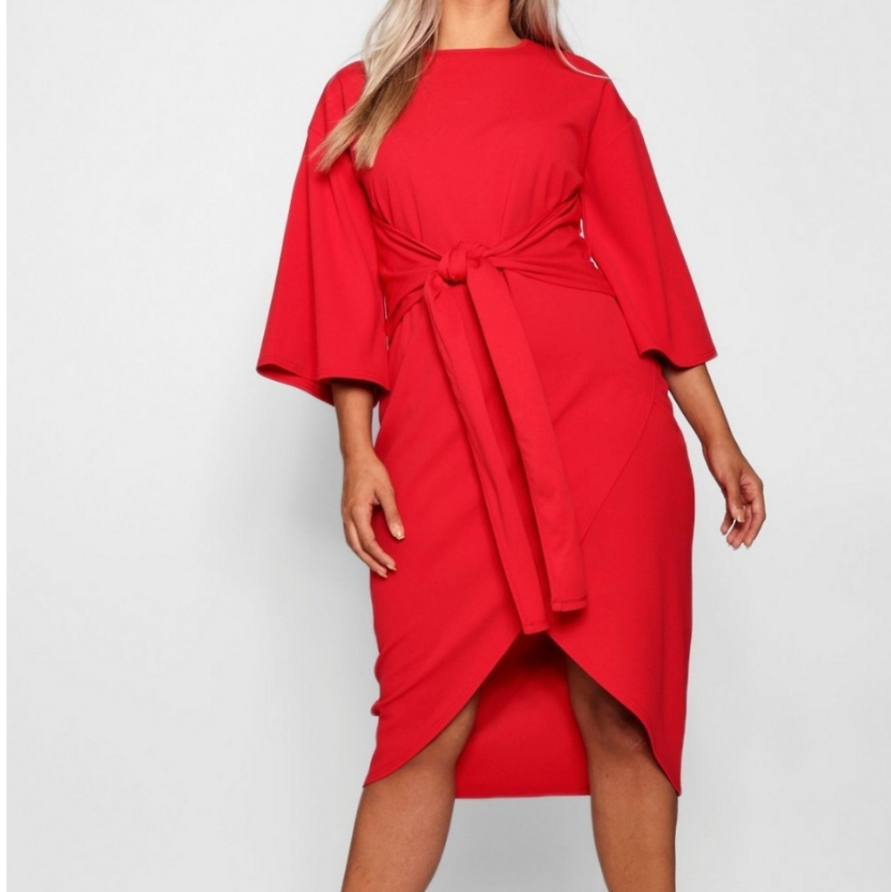 Red Boohoo Dress